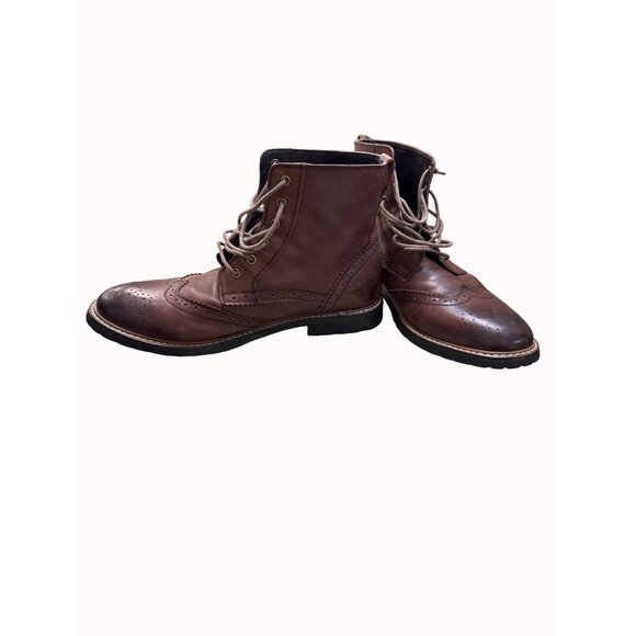 Dr Scholls men’s brown leather oxford boots size 12M SKu 4890 main image 6
